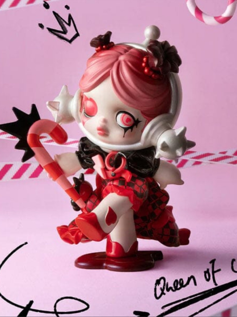 Skullpanda Tell Me What You Want Series “Sweetest Rebel” Christmas Figure - Picture 2 of 13